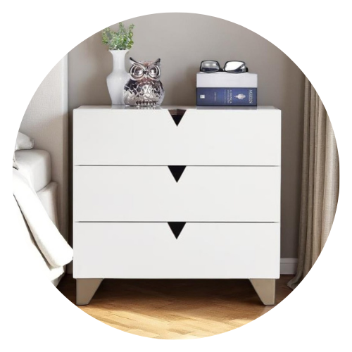 11 mesa de cabeceira ana 55cm x 60cm 1 gaveta 1 nicho