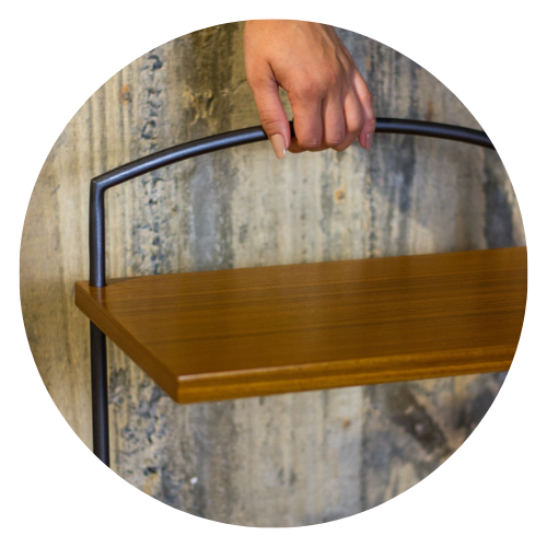 12 mesa de cabeceira julia 55cm x 55cm 1 gaveta 1 nicho