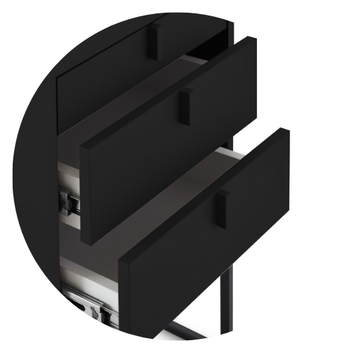 26 mesa de cabeceira ana 55cm x 60cm 1 gaveta 1 nicho