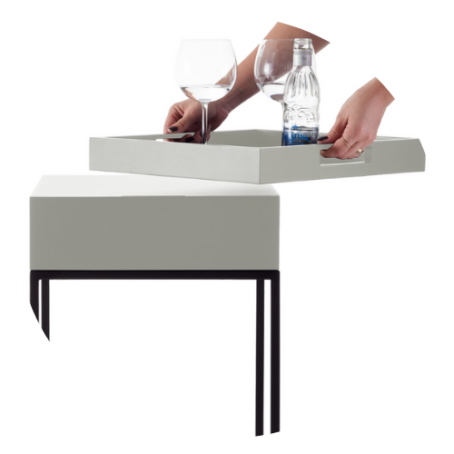 40 mesa de cabeceira ana 55cm x 60cm 1 gaveta 1 nicho