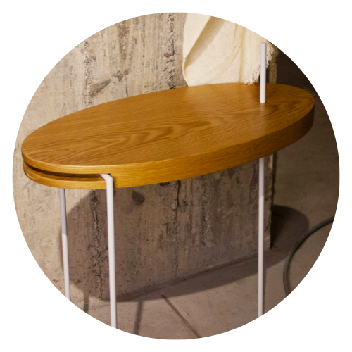 46 mesa de cabeceira ana 55cm x 60cm 1 gaveta 1 nicho